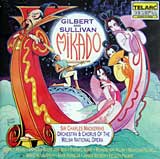 Charles Mackerras conducts the Mikado - Telarc CD cover